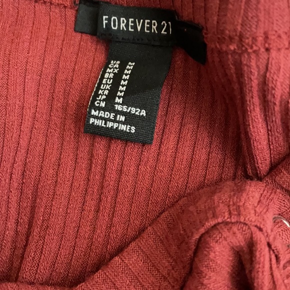 Gently used long sleeve ribbed dress - Picture 3 of 3